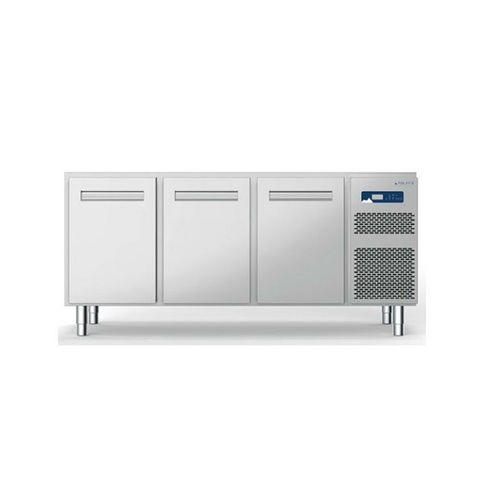 Polaris S21-03 BT 710 - 3 Door Underbench Freezer without Top  - S21-03-BT-710