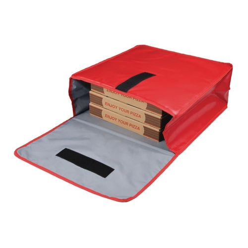 Vogue Insulated Pizza Delivery Bag Vinyl - 190x460x450mm 7 1/2x18x17 3/4" - S482