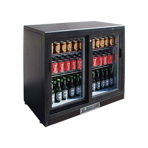 Thermaster SC248SD - Two Sliding Door Bar Cooler - 202L - SC248SD