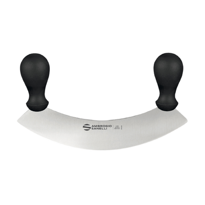 Ambrogio Sanelli Supra Single-Blade Mincing Knife - 250mm Black - SC61025B