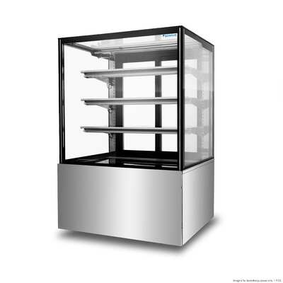 Bonvue SF830V - Chilled Square Glass Cake Display 4 Tier - SF830V