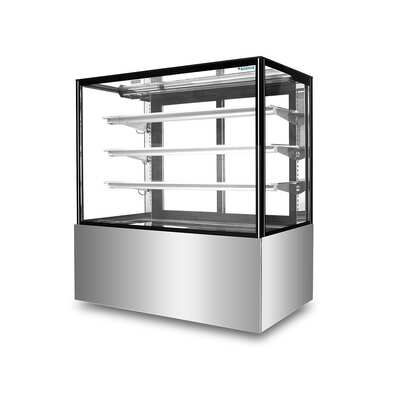 Bonvue SF840V - Chilled Square Glass Cake Display 4 Tier - 1200mm - SF840V