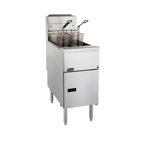Pitco SG14S Millivolt 23 Litre Gas Deep Fryer - SG14S