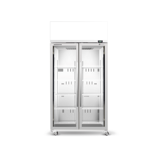 Skope SKT1000N-A - 2 Glass Door Display or Storage Fridge - SKT1000N-A