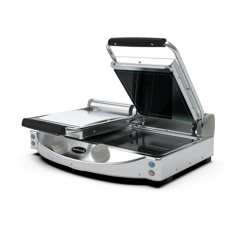 Spidoglass SPE-SP020P SpidoCook Glass Double Ceramic Contact Grill - 15 Amp - SPE-SP020P