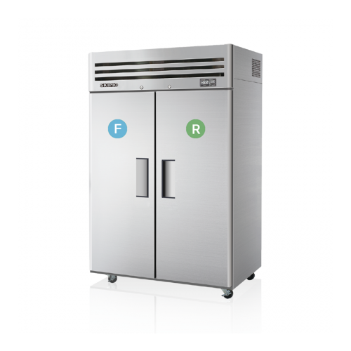 Skipio SRFT45-2 - 2 Door Dual Temp Fridge/Freezer - SRFT45-2