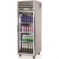 Skipio SRT25-1G - 1 Door Glass Upright Fridge - SRT25-1G