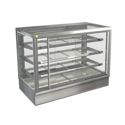 Cossiga STGHT12-SD Heated Countertop Sliding Front with Rear Glass Doors - 1200mm - STGHT12-SD