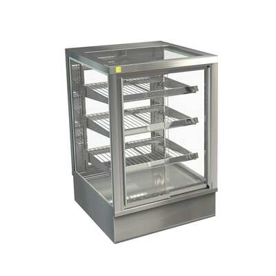 Cossiga STGHT6-SD Heated Countertop Sliding Front with Rear Glass Doors - 600mm - STGHT6-SD