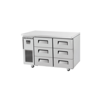 Skipio SUF12-3D-6 Undercounter Freezer - 6 Drawers - SUF12-3D-6