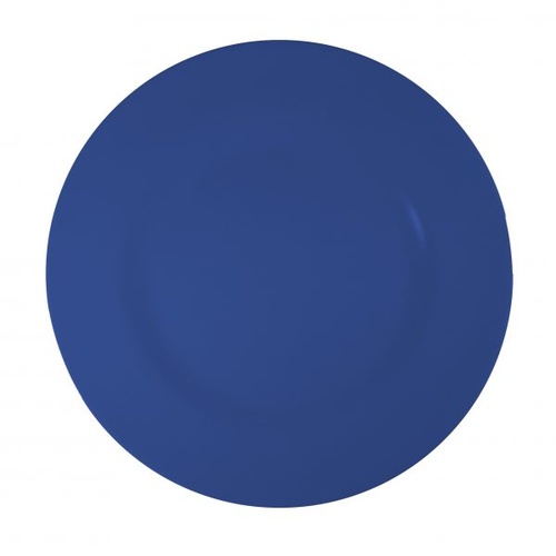 Superware Melamine Dark Blue Round Plate Raised Rim 260mm (Box of 6) - SUPER20203
