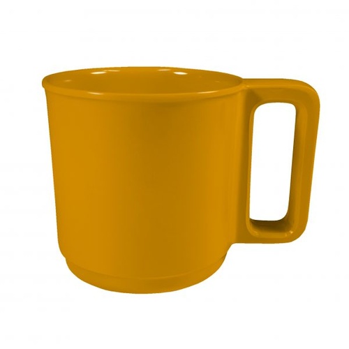 Superware Melamine Dark Yellow Stackable Mug 350ml (Box of 12) - SUPER20607