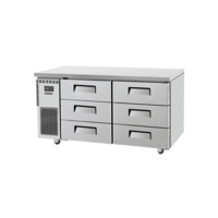 Skipio SUR15-3D-6 Under Counter Fridge - 6 Drawers - SUR15-3D-6
