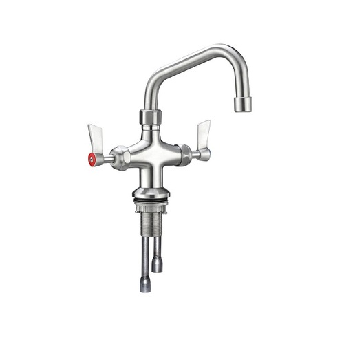 3Monkeez T-3MDH06 Guardian Dual Hob Mount Tap Body w/ 6" Swivel Spout - T-3MDH06