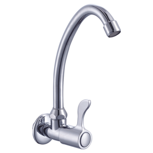 Sunmixer T20139L - Wall Mounted Gooseneck Faucet with Front Handle - T20139L