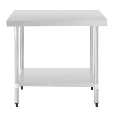 Vogue Stainless Steel Prep Table 900x600x900mm - T375