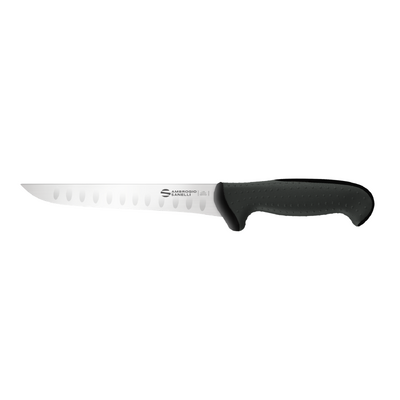 Ambrogio Sanelli Tecna Granton Narrow Boning Knife - 160mm Black - TD97016B