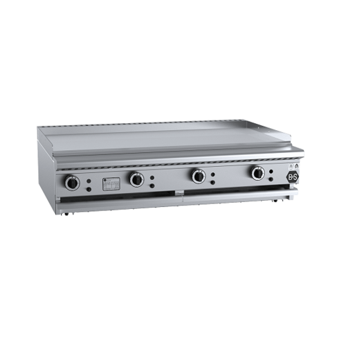 B+S Black TEP-12BM Gas Teppanyaki Hotplate 1200mm Bench Mounted - TEP-12BM