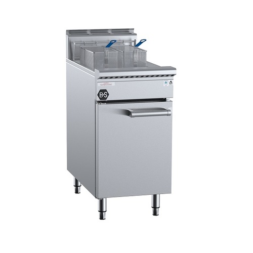 B+S Black TF-451 Gas Single Pan Turbo Fryer - TF-451