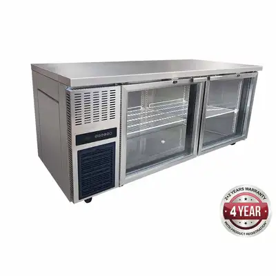 Thermaster TL1800TNG-3D - Triple Door Glass Bench Fridge - 440L - TL1800TNG-3D