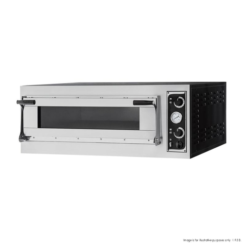 Baker Max TP-2-1-SD - Single Deck Electric Deep Pizza Oven - 6 Pizzas - TP-2-1-SD