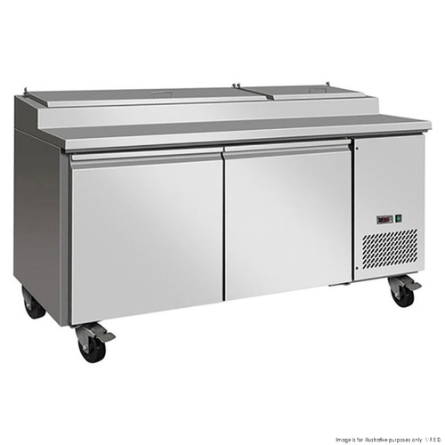 Thermaster TPB2400 - Three Door S-S Pizza Bench 2393mm - TPB2400