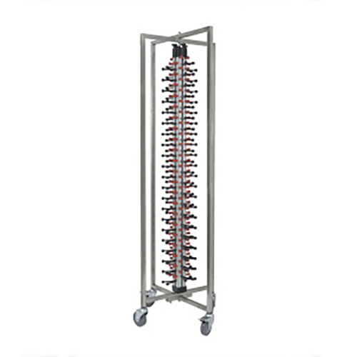 Caterrax Plate Stacking Trolley 1900x242x600mm - Holds 84 Plates - TR-500