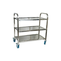 Caterrax TR-546 - Stainless Steel Serving Trolley - TR-546