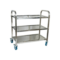 Caterrax TR-548 - Stainless Steel Serving Trolley - TR-548