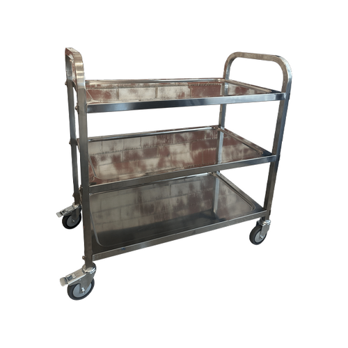 KH Stainless Steel 3 Tier Trolley - 850x430x900mm - TROSS1