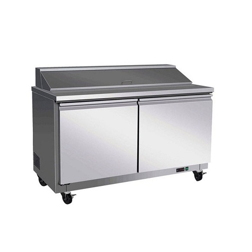 Thermaster TSB1555 - Stainless Steel Pizza, Sandwich and Salad Prep Bench - 1555mm  - TSB1555