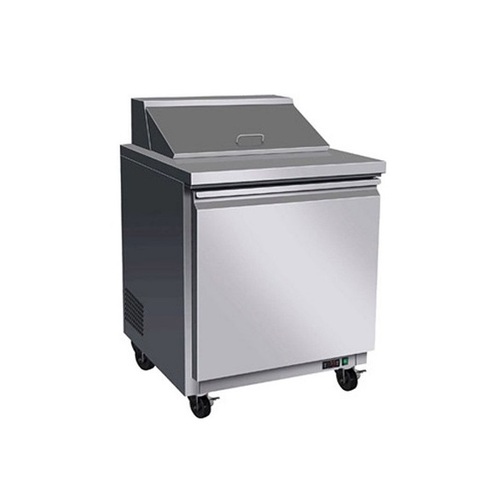 Thermaster TSB735 - Stainless Steel Pizza, Sandwich and Salad Prep Bench - 735mm  - TSB735