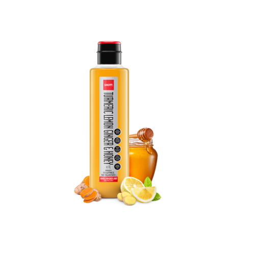 Shott Turmeric Lemon Ginger and Honey Syrup 1ltr (Box of 6) - TUR1L