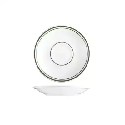 Tuxton Green Bay Saucer Espresso 127mm (Box of 36) - TX110109