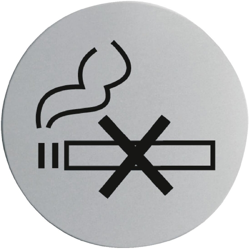 Vogue No Smoking Door Sign 75mm - U052