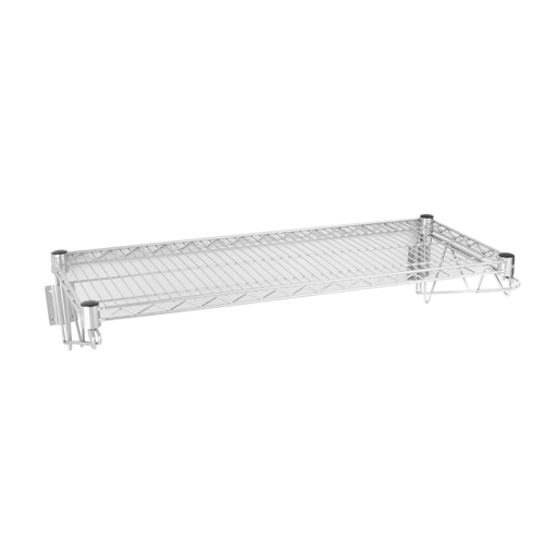 Vogue Wire Wall Shelves St/St - 910x360mm 36x14" - U201