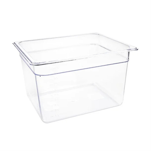 Vogue Clear Polycarbonate 1/2 Gastronorm Tray 200mm - U231