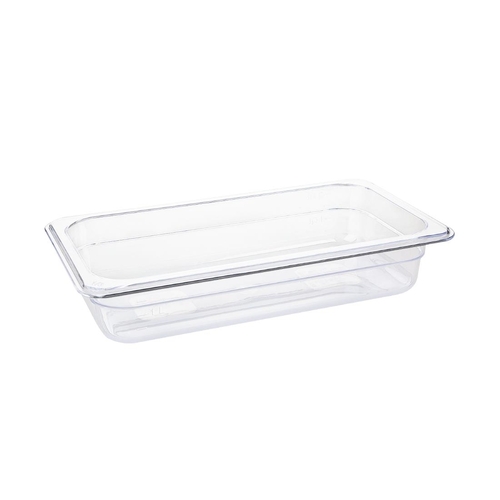 Vogue Clear Polycarbonate 1/3 Gastronorm Tray 65mm - U232