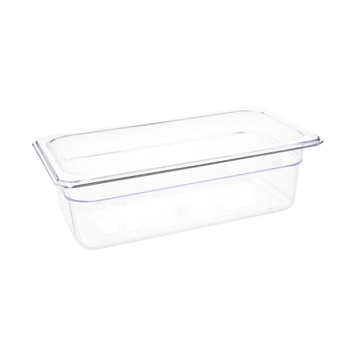 Vogue Clear Polycarbonate 1/3 Gastronorm Tray 150mm - U234