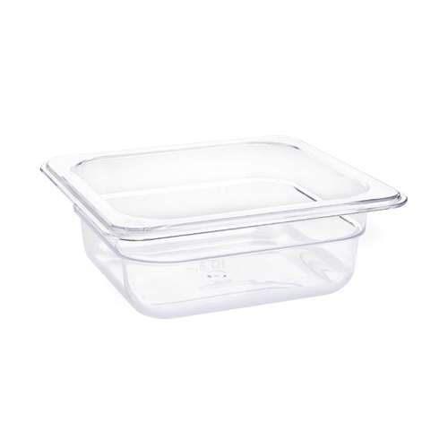 Vogue Clear Polycarbonate 1/6 Gastronorm Tray 65mm - U239
