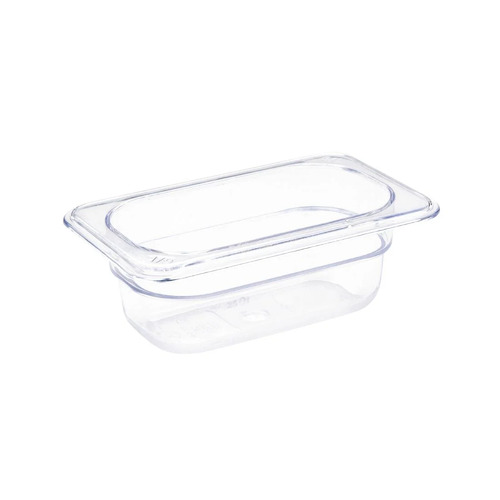 Vogue Clear Polycarbonate 1/9 Gastronorm Tray 65mm - U242