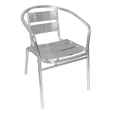 Bolero Aluminium Stacking Chairs 735mm ( Pack of 4 ) - U419