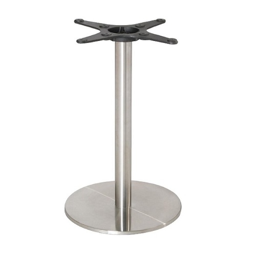 Bolero Stainless Steel Round Table Base - U552