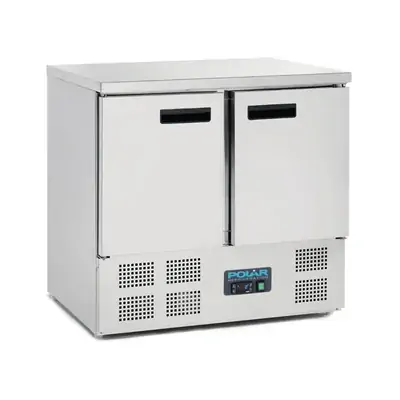 Polar U636-A G-Series Double Door Counter Fridge 240Ltr - U636-A