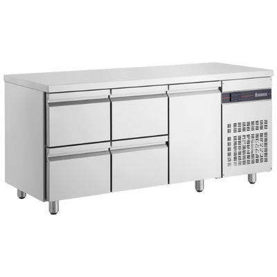 Inomak UBD4000 Under Bar Drawer Fridge - 1 Door / 4 Drawers - UBD4000