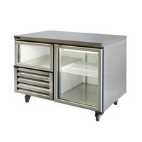 Anvil UBG1200 1 1/2 Glass Door Underbench Fridge - UBG1200