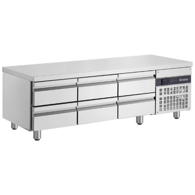 Inomak UBI71790LB Low Boy Underbench Fridge - 1790mm - UBI71790LB
