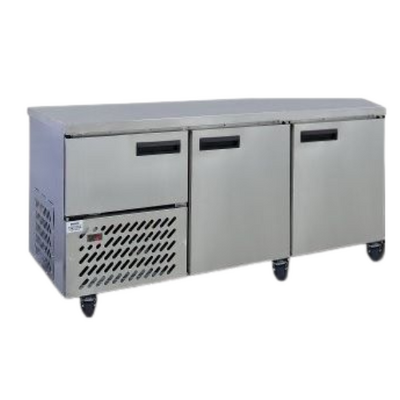 Anvil UBS6180(H) - 2 1/2 Doors Slimline Underbench Fridge - UBS6180