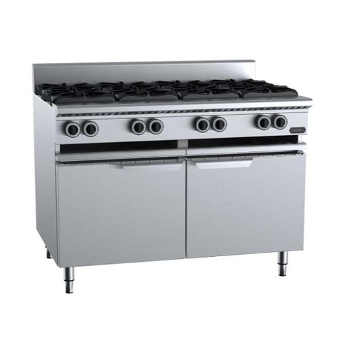 B+S Verro VBT-SB8 Gas Eight Burner Boiling Top - Cabinet Mounted - VBT-SB8