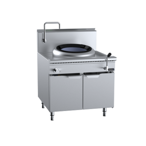 B+S Verro VCCF-HP1 Gas Single Hole Hi Pac Wok - Cabinet Mounted - VCCF-HP1